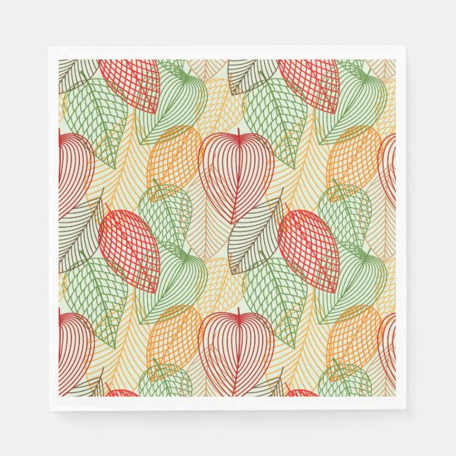 Guardanapo De Papel Folhagem de setembro (Frente)