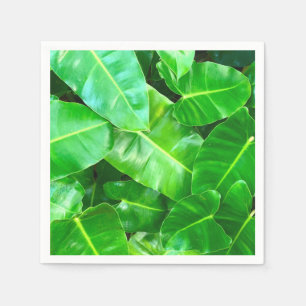 Guardanapo De Papel Folhagem Verde Tropical