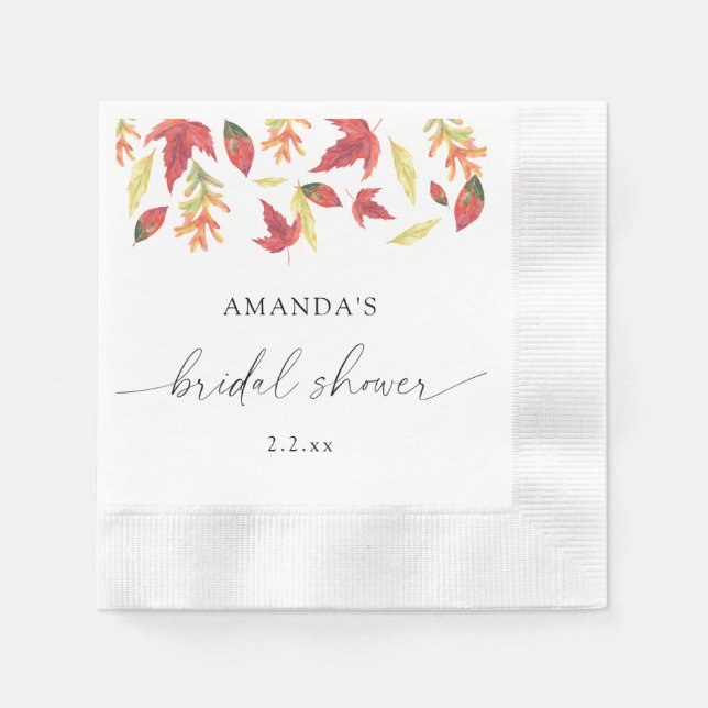 Guardanapo De Papel Folhas chás de panela (Frente)