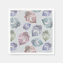 Guardanapo De Papel Folhas de abertura sobre fundo de cinza leve