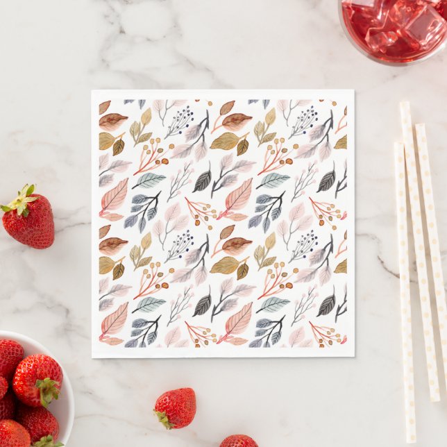 Guardanapo De Papel folhas de árvore (Insitu)