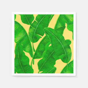 Guardanapo De Papel Folhas de bananas