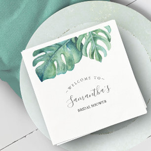 Guardanapo De Papel Folhas de Chá de panela de Tema Tropical