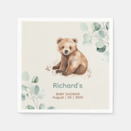 Guardanapo De Papel Folhas de Mata Cuja chá de fraldas é chamada