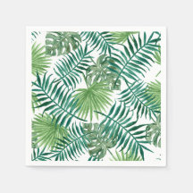 Folhas de Palma Tropicais Verdes Modernas