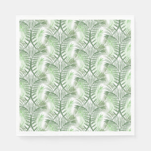 Guardanapo De Papel Folhas de Palmeira Luau Tropical