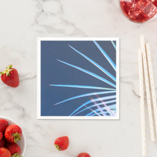 Guardanapo De Papel Folhas de Palmeira Minimalismo Esboço