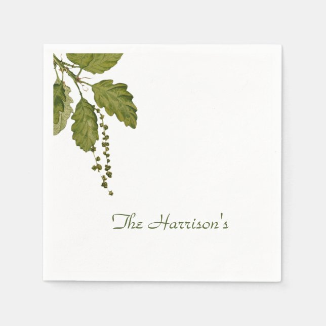 Guardanapo De Papel Folhas de Papel da Floresta (Frente)