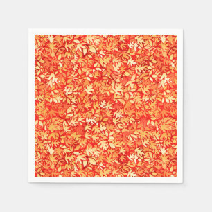 Guardanapo De Papel Folhas, laranja e ouro de outono