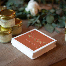 Folheto de Ação de Graças de outono, Napkin