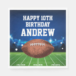 Guardanapo De Papel Football Sports Happy Birthday Napkins