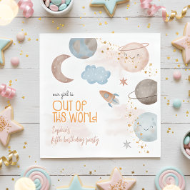 Guardanapo De Papel Fora deste aniversário de criança de aventura espa