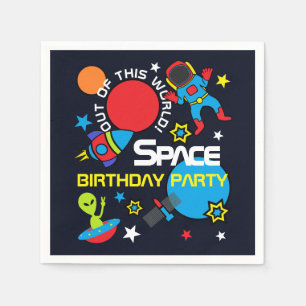 Guardanapo De Papel Fora deste mundo, Aniversário!