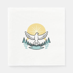 Guardanapo De Papel Força Espiritual em Deus - Assustador do Cristão