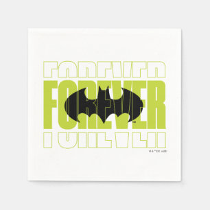 Guardanapo De Papel Forever Batman Typography Symbol Graphic