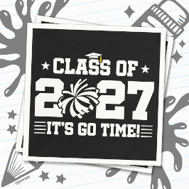 Guardanapo De Papel Formatura Cheer É Hora de Ir Classe de Formandos d