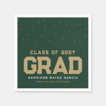 Formatura esportiva verde dourado personalizada