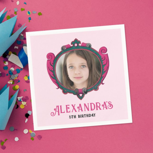 Guardanapo De Papel Foto Bonito e bonita da Princesa Real Rosa Rosa (Criador carregado)