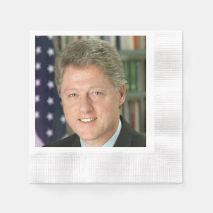 Guardanapo De Papel Foto da Casa Branca do Presidente Bill Clinton
