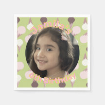 Foto de aniversário de sorvete