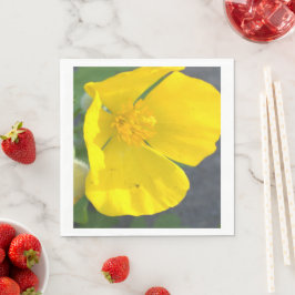 Guardanapo De Papel Foto de Flor Amarelo Napkins