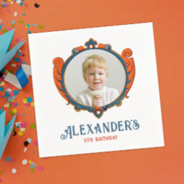 Guardanapo De Papel Foto do Príncipe Real Príncipe Real Vermelho Verme