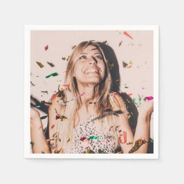 Guardanapo De Papel Foto do Rosto da Noiva na Despedida de Solteira