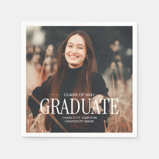 Guardanapo De Papel Foto Editorial Moderna de Graduada