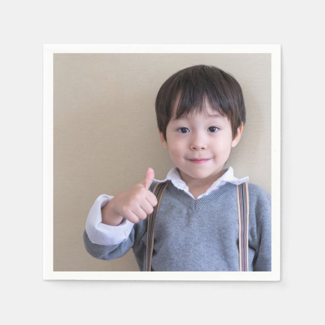 Guardanapo De Papel Foto ou imagem personalizada (Frente)