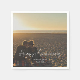 Guardanapo De Papel Foto personalizada de aniversário Foto personaliza