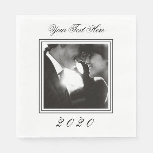 Guardanapo De Papel Foto personalizada de Aniversário Napkins