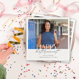 Guardanapo De Papel Foto personalizada: Partido de Aposentação Feliz M