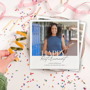 Guardanapo De Papel Foto personalizada: Partido de Aposentação Feliz M