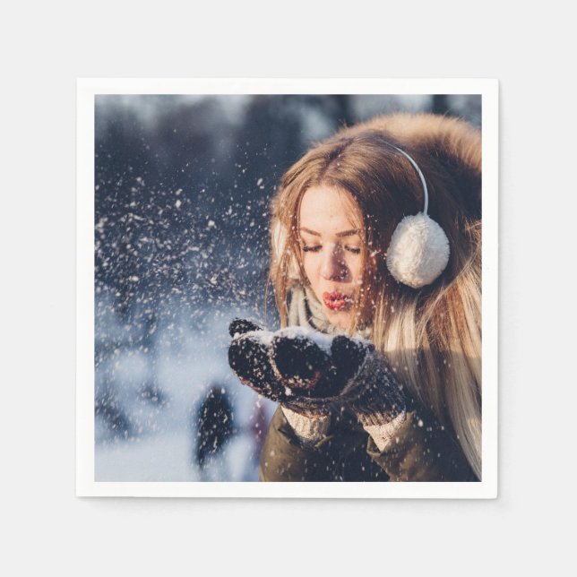 Guardanapo De Papel Foto personalizada personalizada (Frente)