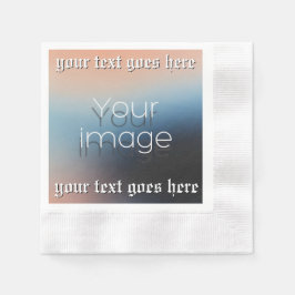 Guardanapo De Papel Fotos e texto personalizados Igreja – Batismo reli