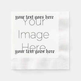 Guardanapo De Papel Fotos e texto personalizados Igreja – Batismo reli