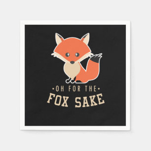 Guardanapo De Papel Fox Funny Sarcast Sarcasm Canidae Carnivore Canine