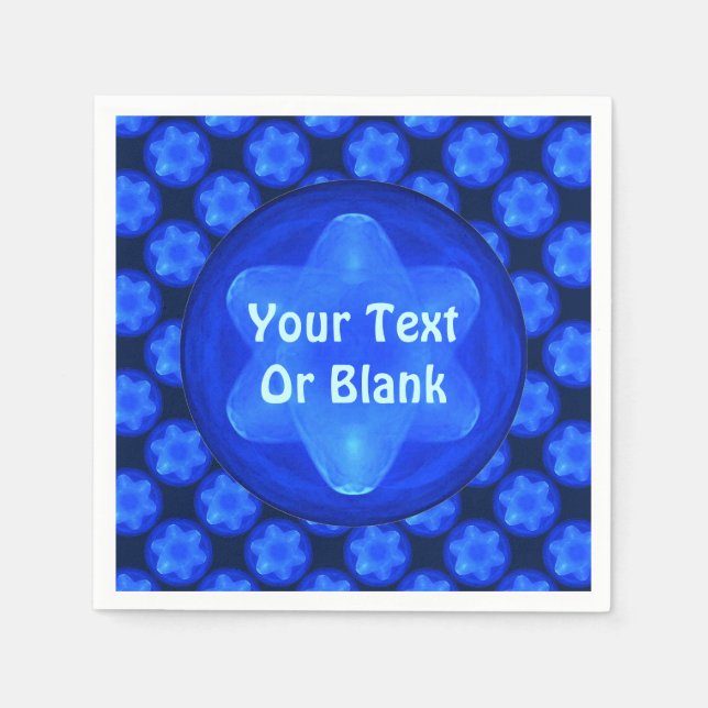 Guardanapo De Papel Fractal Bluestar (Frente)