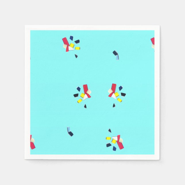 Guardanapo De Papel "Fragmentos" Cocktail Napkin (Frente)