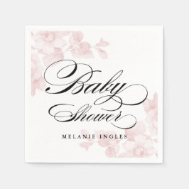 Guardanapo De Papel Fraldas de chá de fraldas floral