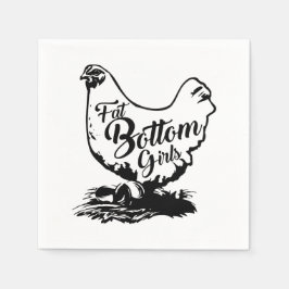 Guardanapo De Papel Frango Hen Gordura Nápoles Inferior