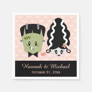 Guardanapo De Papel Frankenstein Halloween Wedding