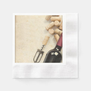 Guardanapo De Papel Frasco de vinho