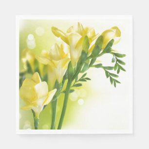 Guardanapo De Papel Freesias Guardanapo-Amarelos de papel