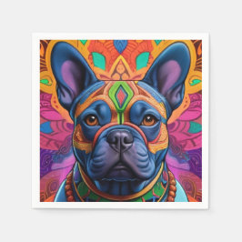Guardanapo De Papel Frenchie Fun