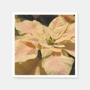 Guardanapo De Papel Frente de Papel Flor Rosa Poinsettia Napkins