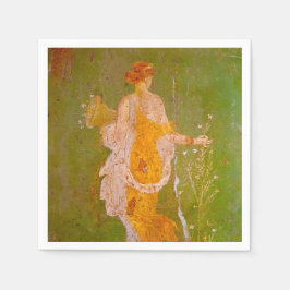 Guardanapo De Papel Fresco da Flora em Villa de Ariadne, Pompeia