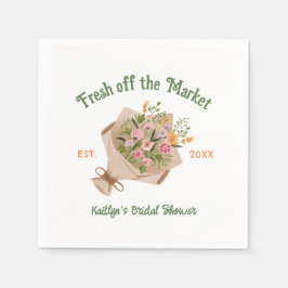 Guardanapo De Papel Fresco do Chá de panela de mercado do agricultor