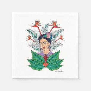 Guardanapo De Papel Frida Kahlo Aves do paraíso