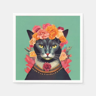 Guardanapo De Papel Frida the Cat